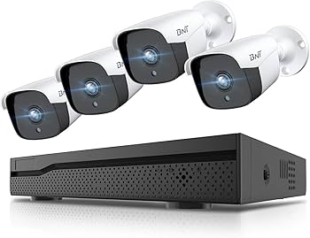 Amazon.co.jp: BNT 防犯カメラ 500万画素 録音機能 4チャンネルNVR搭載