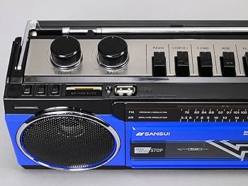 Amazon.co.jp: SANSUI Bluetooth搭載ラジカセ【USB/SDカードMP3再生
