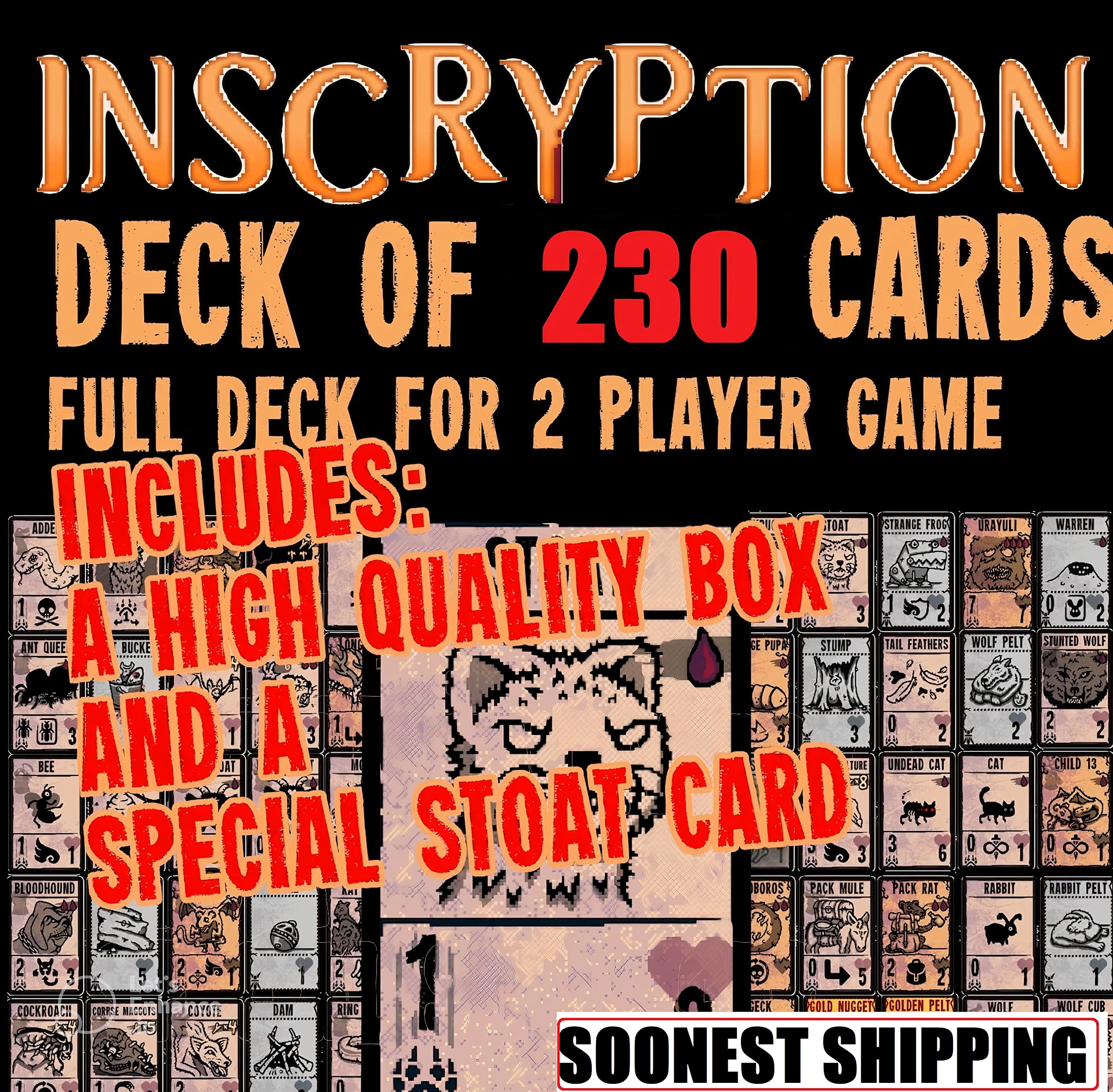 Amazon.com: Inscryption Card Game Plus Box | Exciting Gifts for