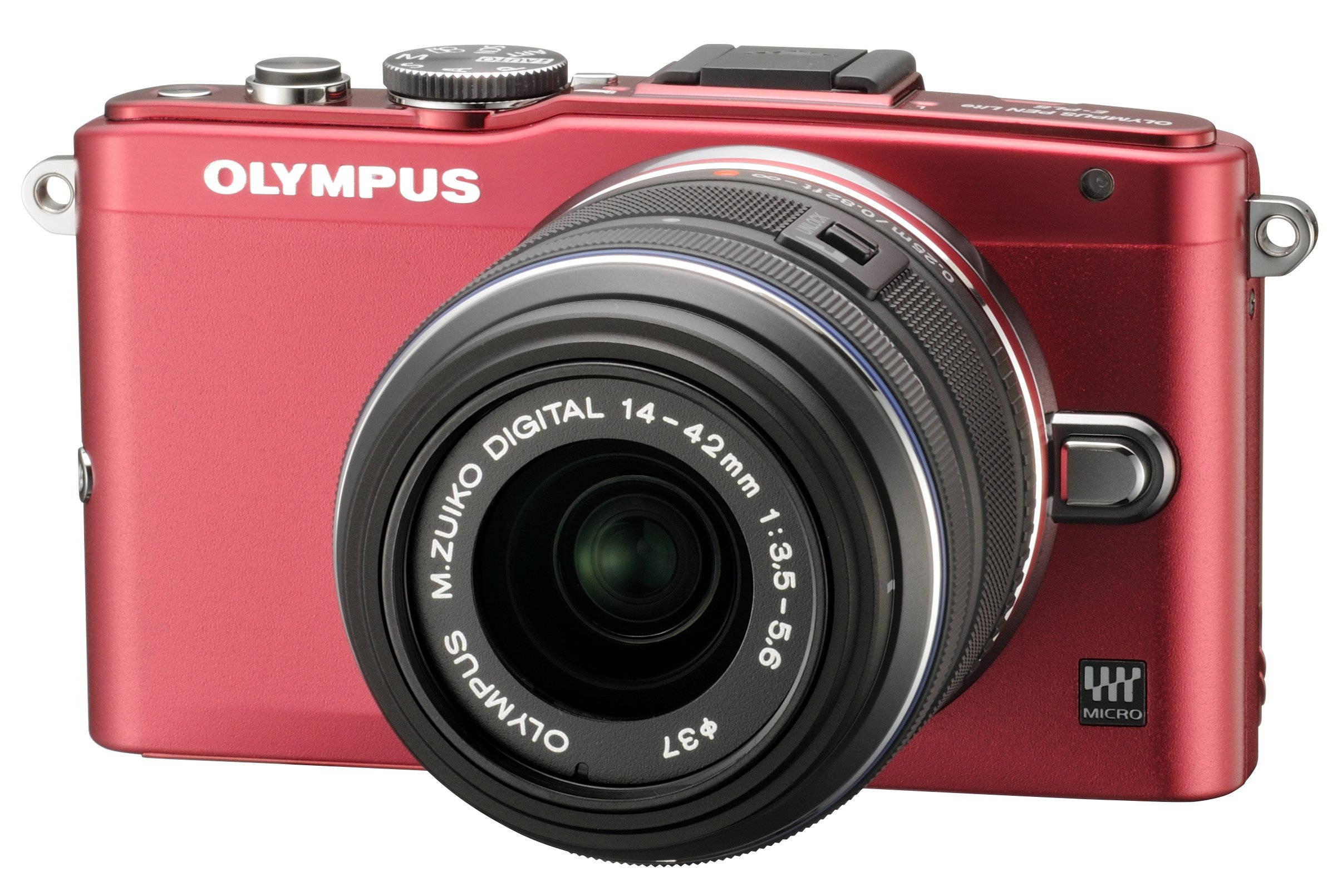 Amazon | OLYMPUS ミラーレス一眼 PEN Lite E-PL6 レンズキット レッド