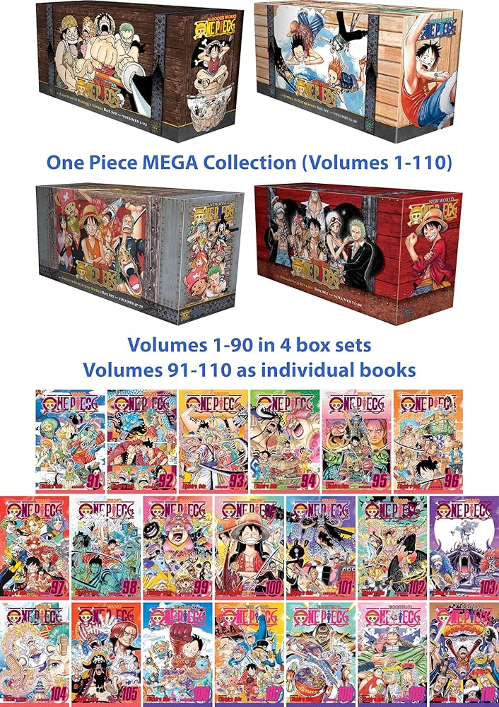 One Piece Complete MEGA Collection (Volumes 1-110) Manga Series