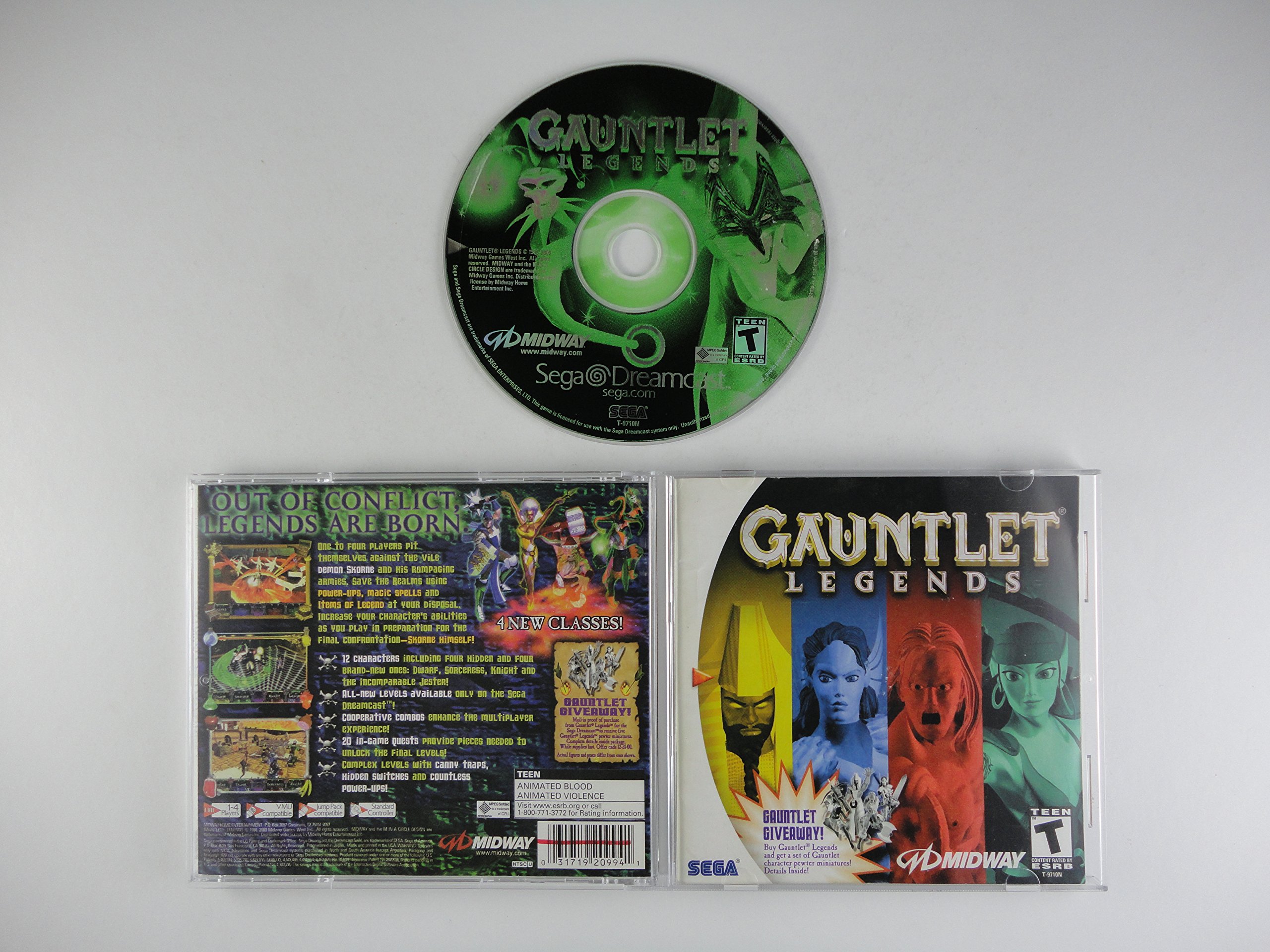 Amazon.com: Gauntlet Legends - Sega Dreamcast : Sega Dreamcast
