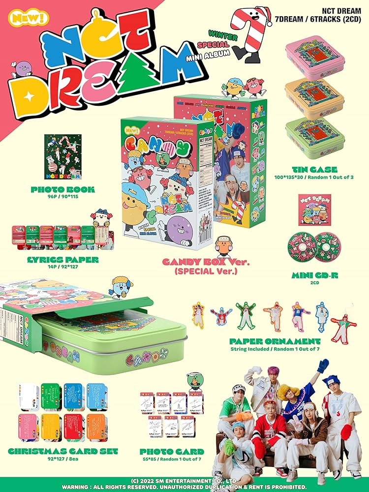 Amazon.com: NCT Dream - Candy [Special Ver.] Album+Store Gift
