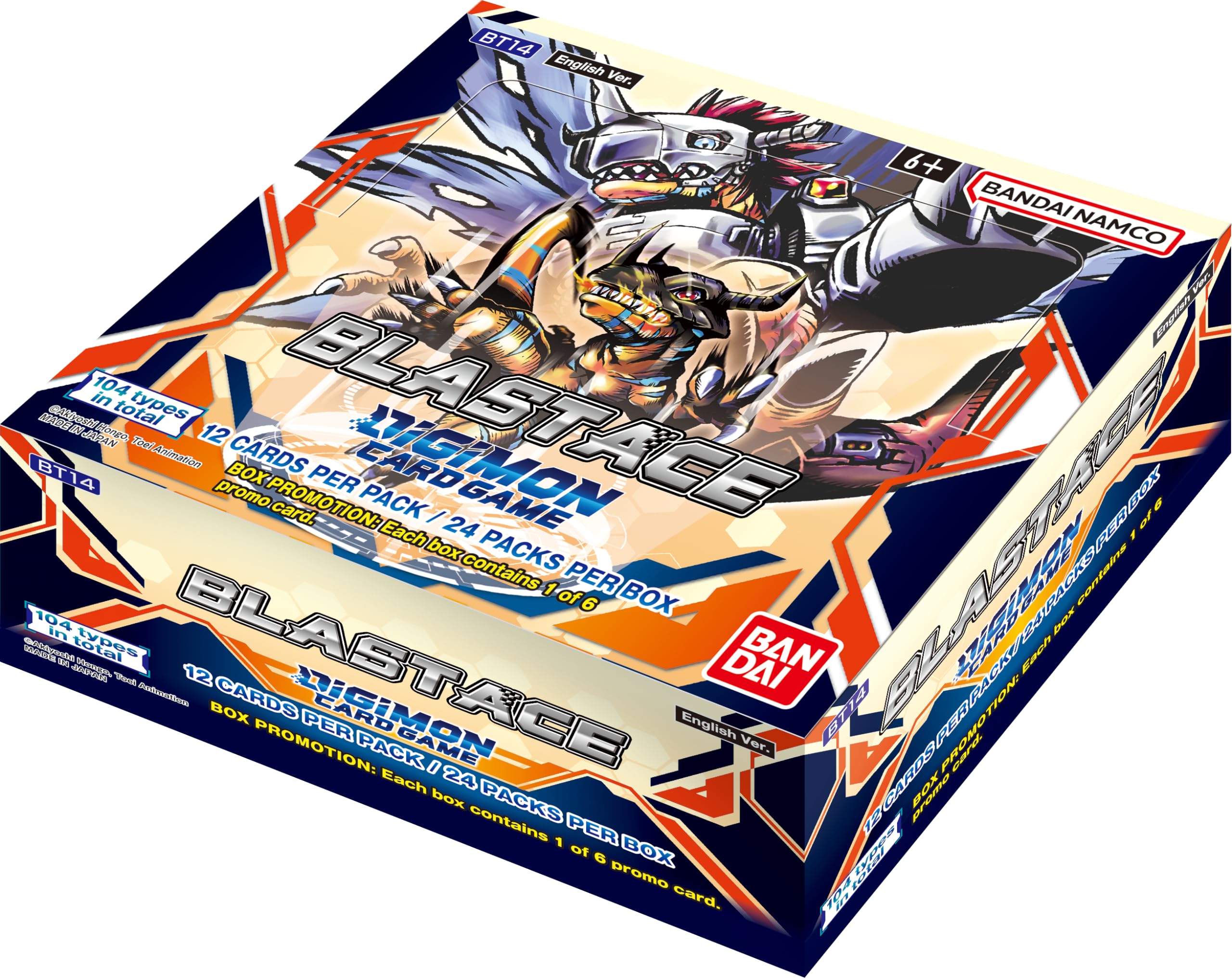 Amazon.co.jp: DIGIMON CARD GAME: BLAST ACE BOOSTER BOX [BT14
