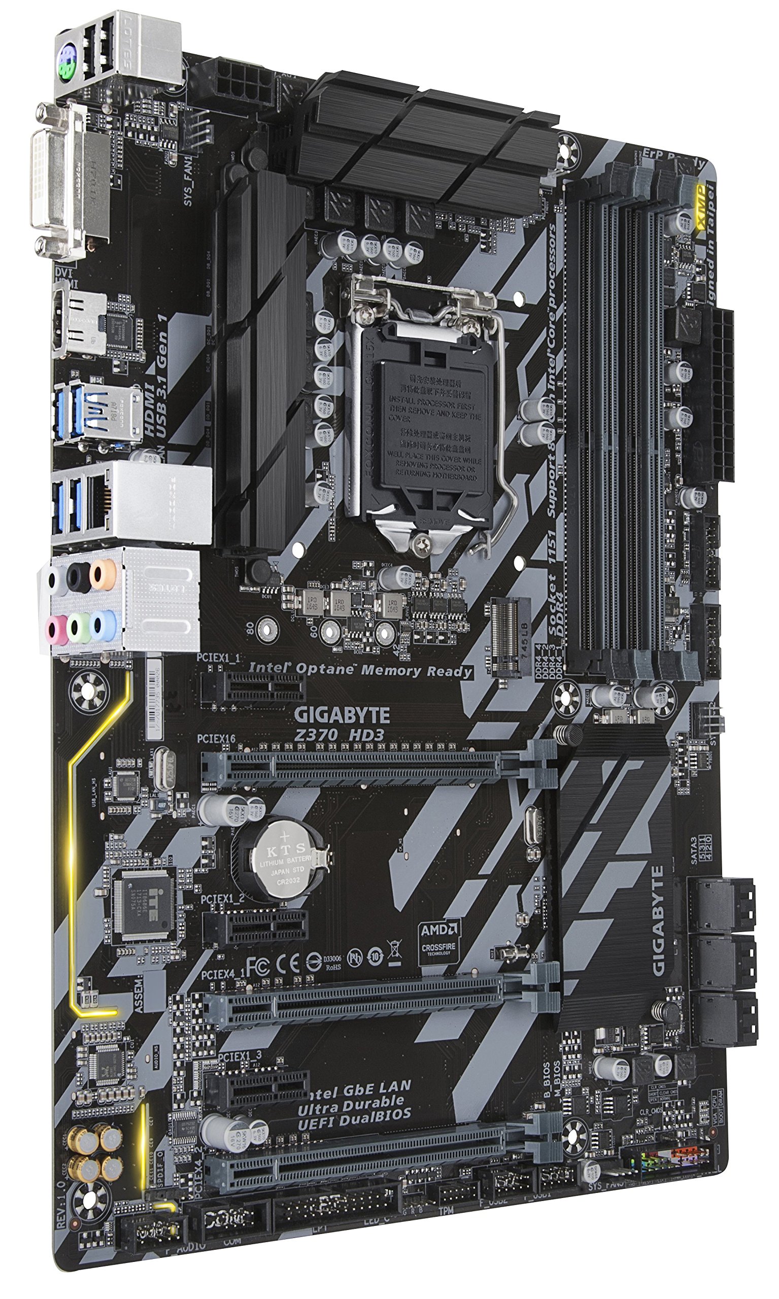 Amazon.in: Buy GIGABYTE Z370 HD3 (Intel LGA1151/ Z370/ ATX/ M.2
