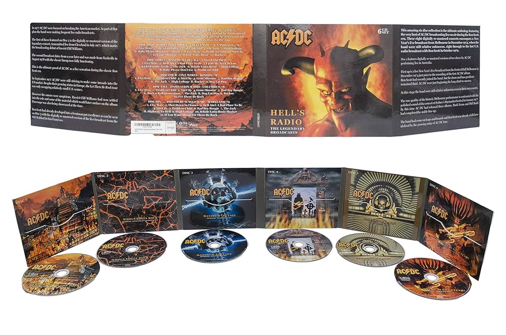 Ac, Dc - Hell's Radio the Legendary Broadcasts 1974-1979 (Box 6 CD
