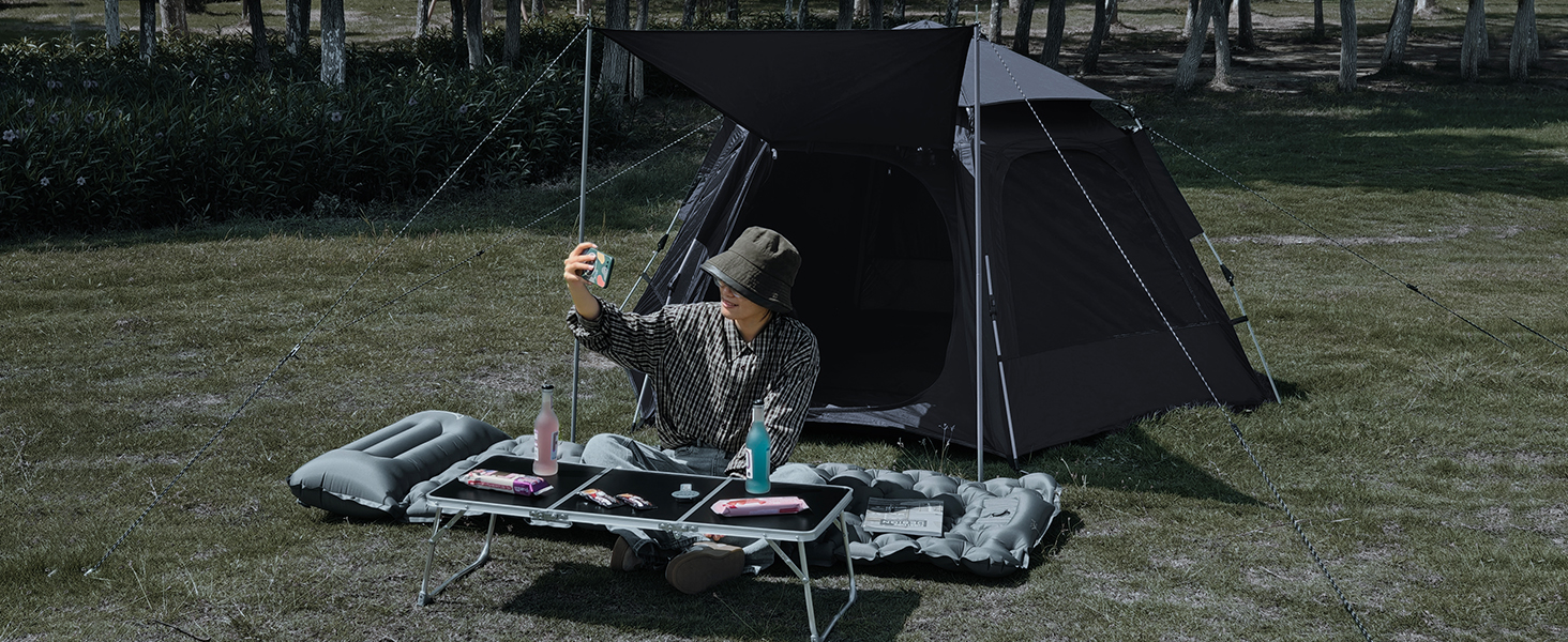 Amazon.co.jp: DesertFox テント ワンタッチ 2-3人用 4000mm耐水圧