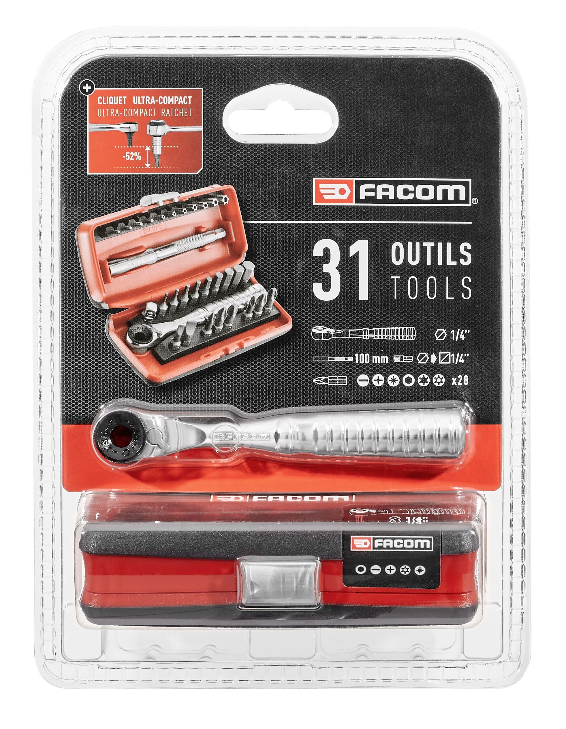 Amazon.co.jp: Facom ラチェットセット 31PC PEJ31 : DIY・工具・ガーデン