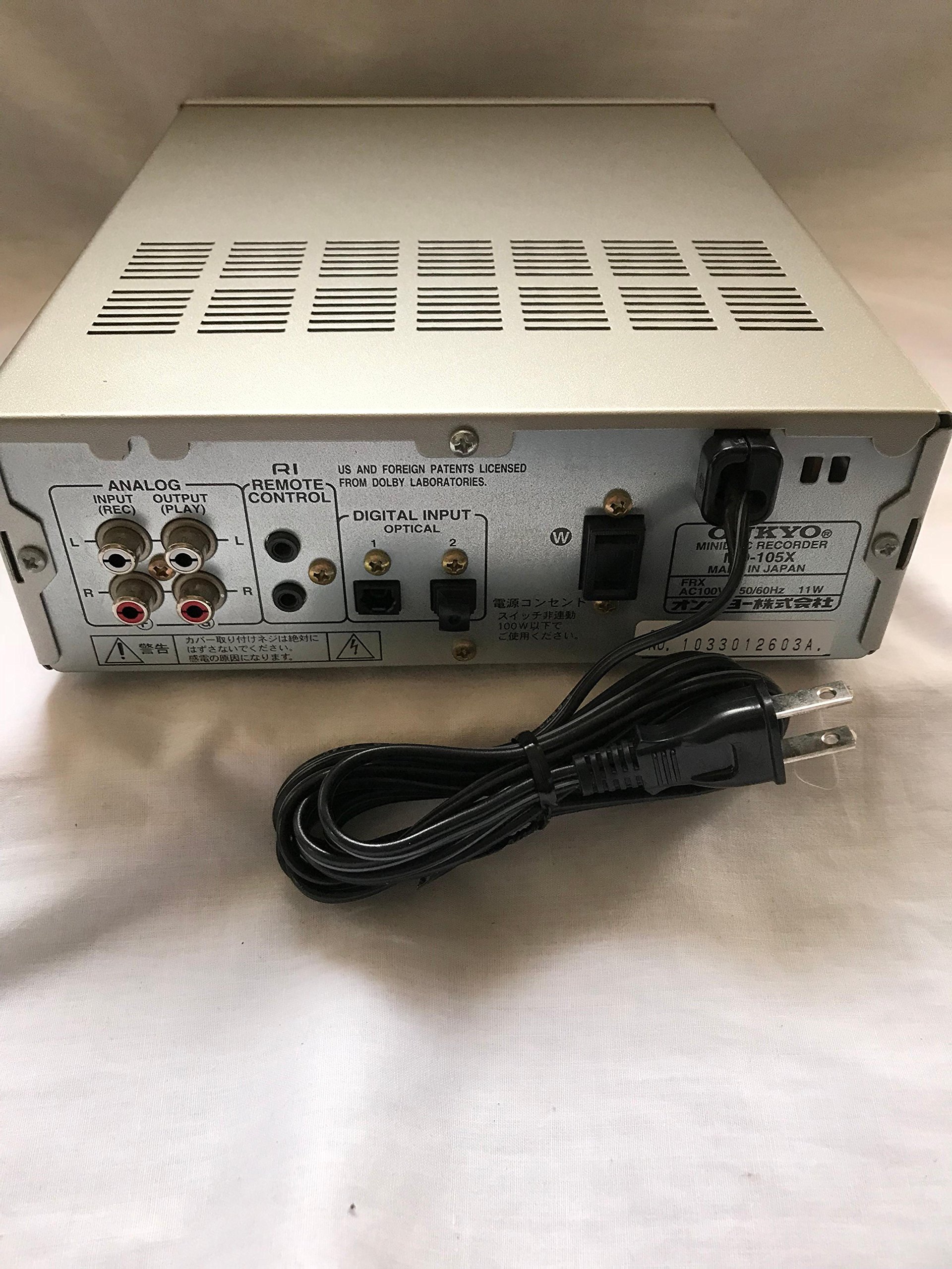 Amazon | ONKYO オンキョー INTEC205 MD-105X MDレコーダー