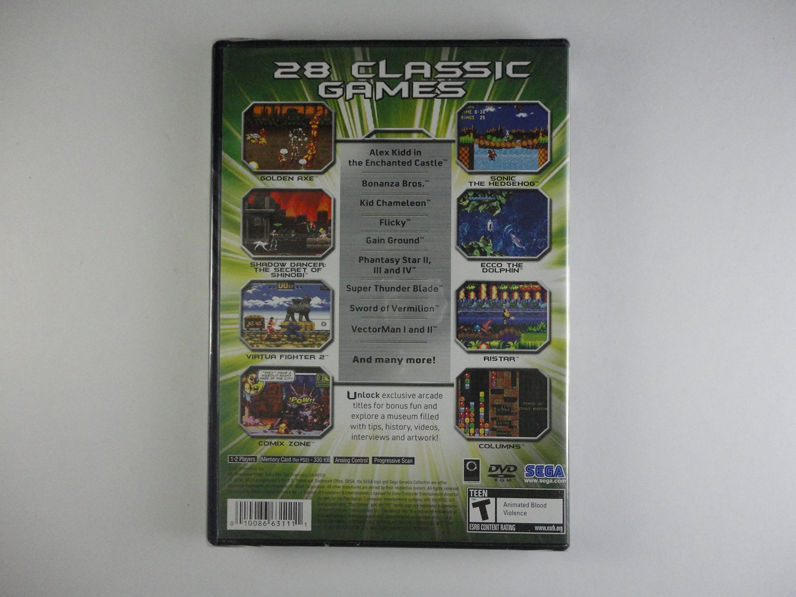 Sega Genesis Collection - PlayStation 2 : Amazon.ca: Video Games