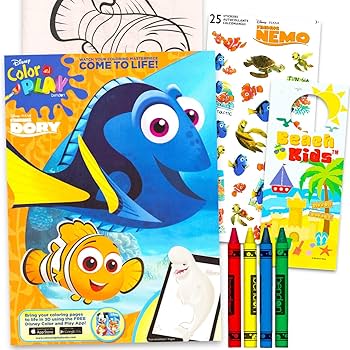 Amazon.co.jp: Finding Nemo(ファインディング・ニモ) 塗り絵ブック 4