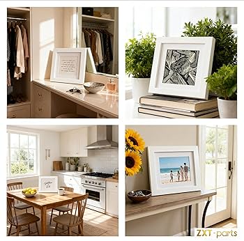 Amazon.com - ZXT-parts 8x8 Picture Frames with 6x6 Opening Mat
