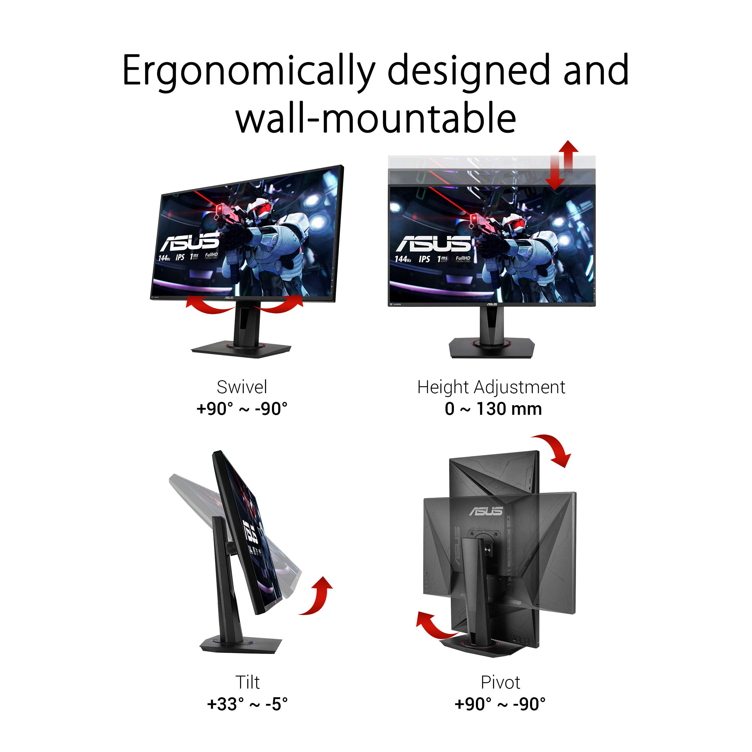 Amazon.co.jp: ASUS ゲーミングモニター VG279Q 27インチ/フルHD/144Hz