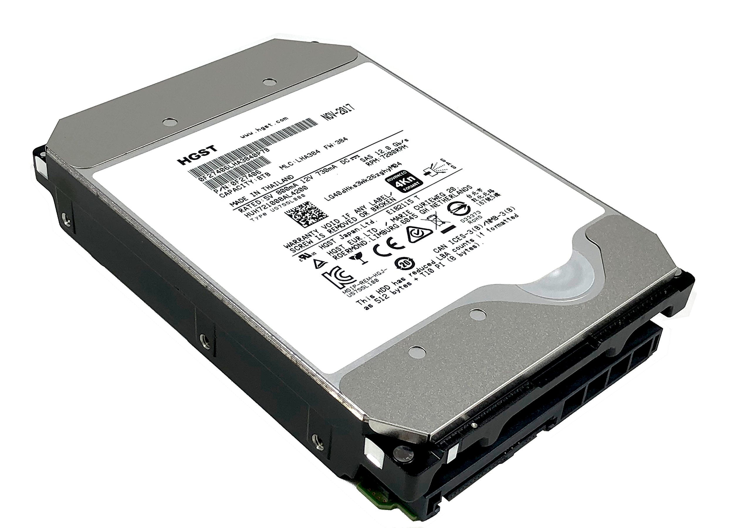 Amazon.com: HGST Ultrastar He10 | HUH721008AL4200 | 0F27406 | 8TB