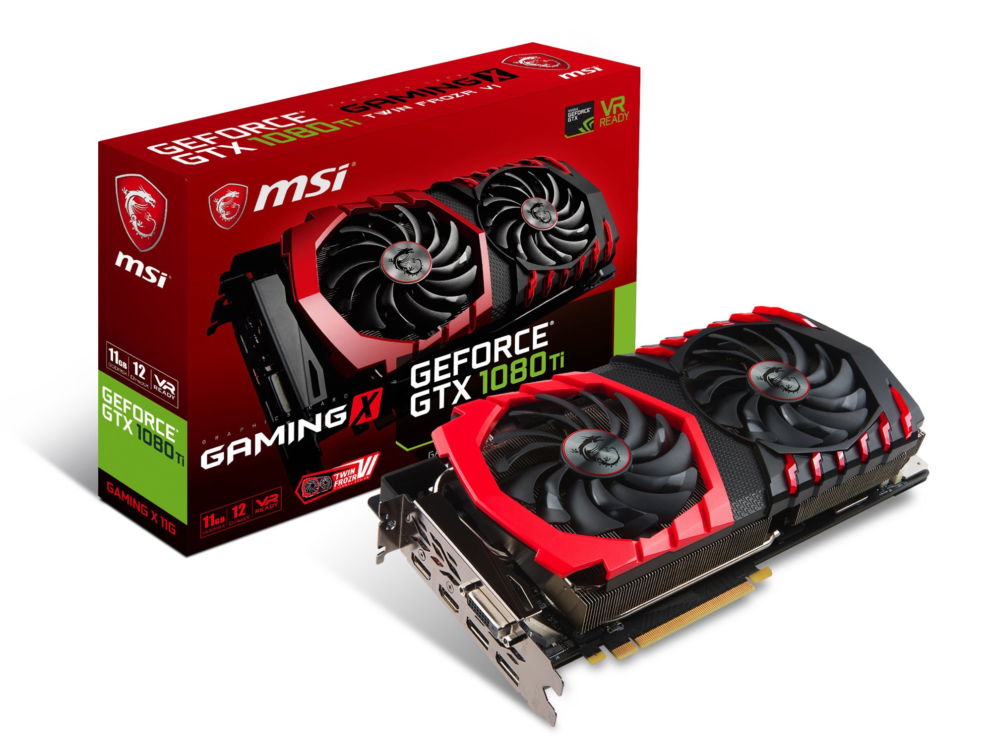 Amazon.co.jp: MSI GeForce VD6302 GTX 1080 Ti GAMING X 11G Graphics