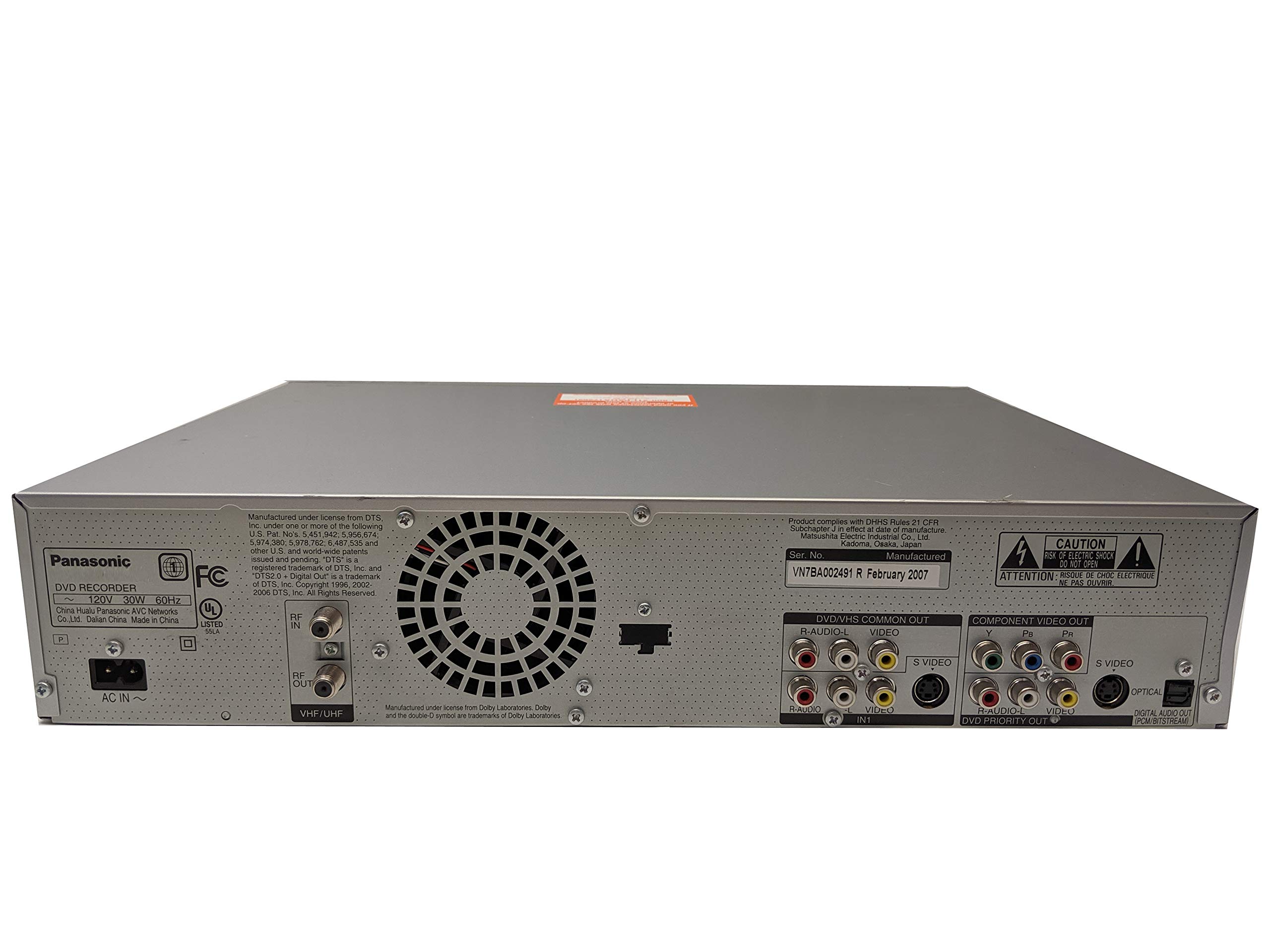 Amazon.com: Panasonic VHS to DVD Recorder VCR Combo w/Remote, HDMI