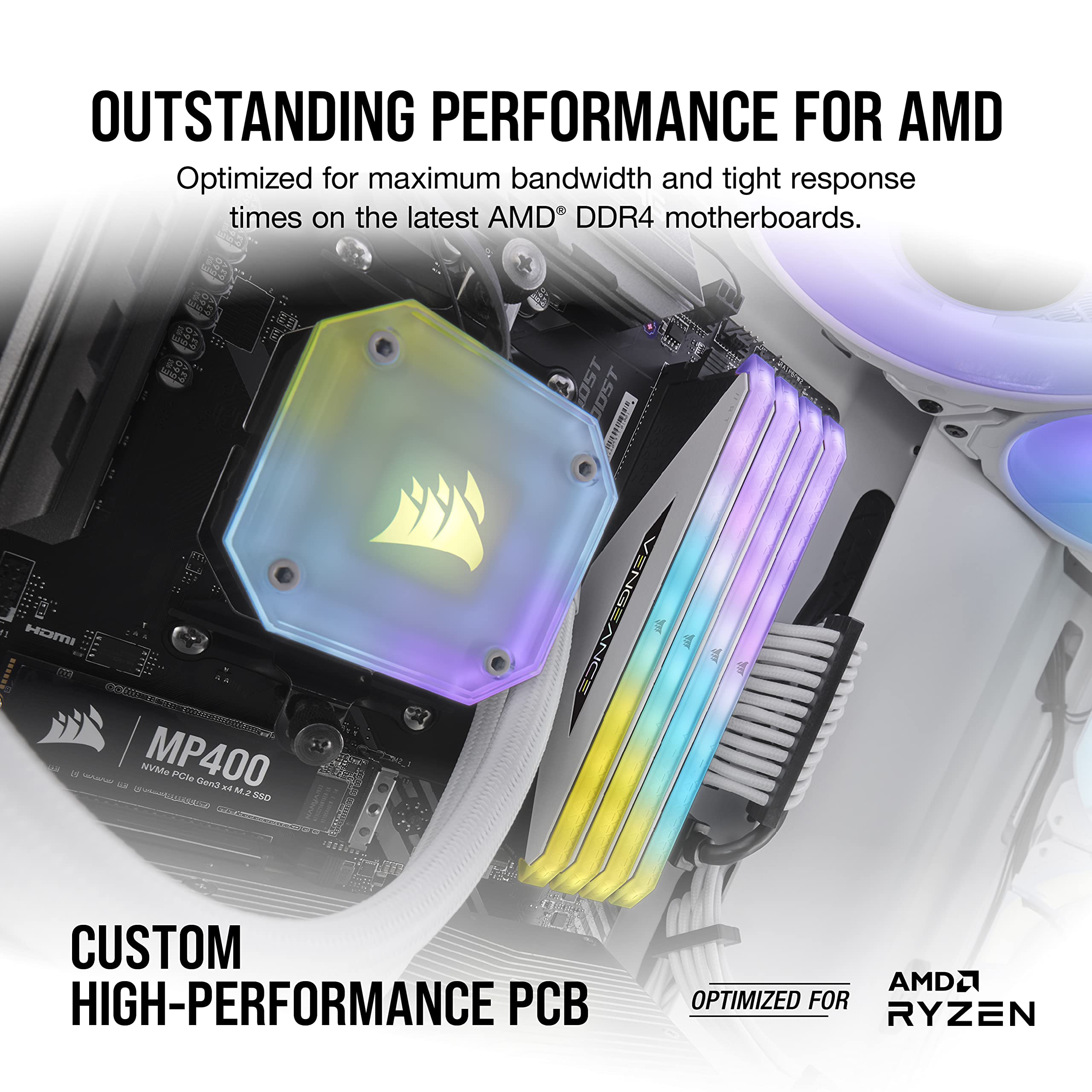 Amazon | CORSAIR DDR4-64GB 3200MHz CL16 デスクトップPC用メモリ