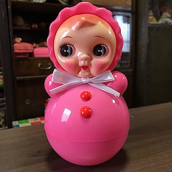 Amazon.co.jp: おきあがりこぼし 昭和レトロ 可愛い 日本製 起き上がり