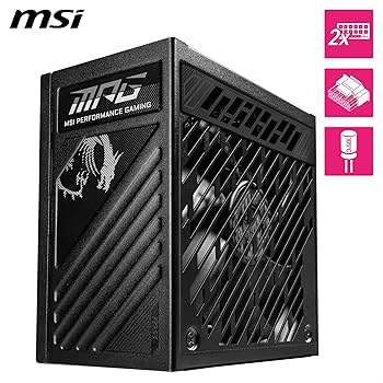 Amazon | MSI MPG A1000GS PCIE5 ATX 3.1 ゲーム用電源 - フル