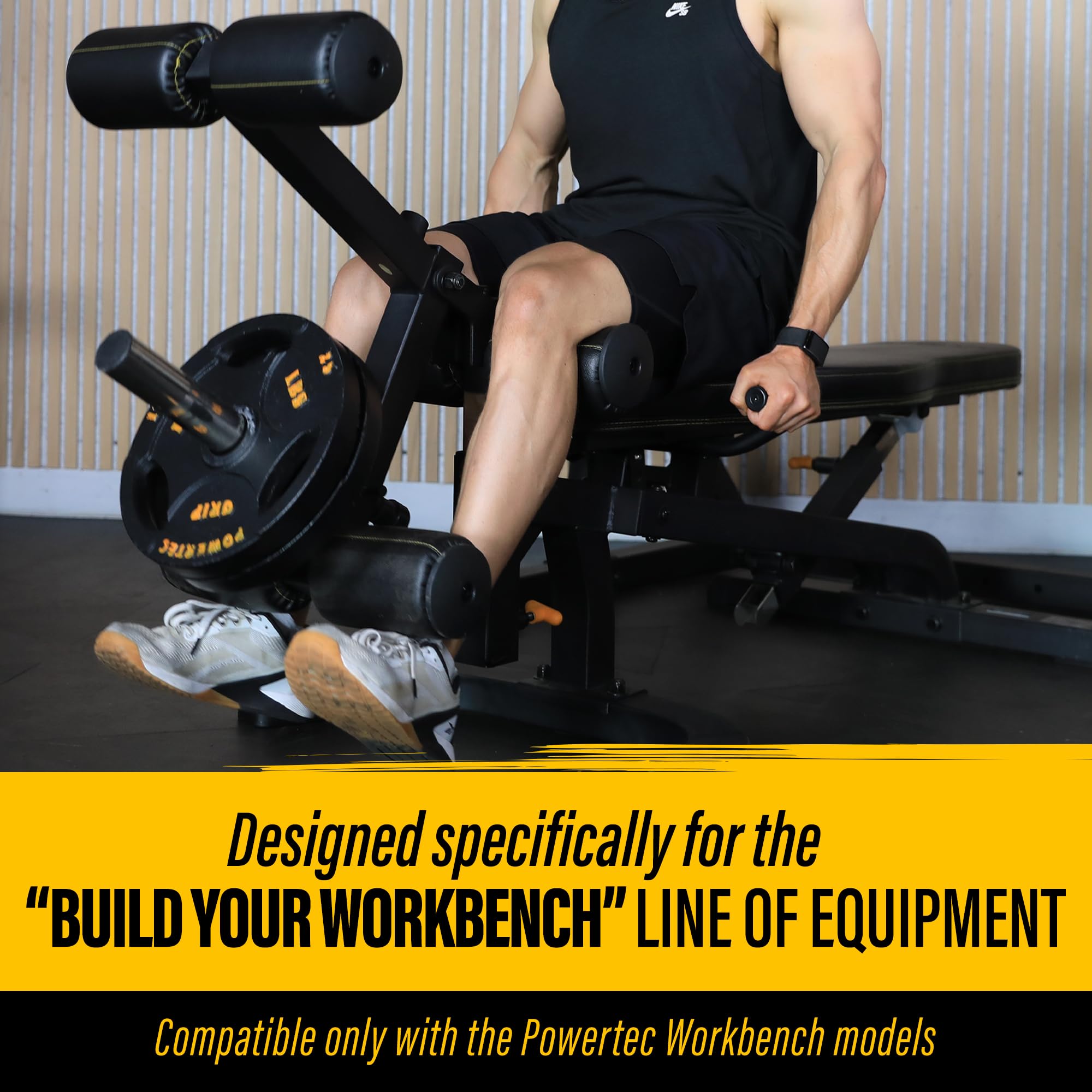 Amazon | Powertec フィットネスレッグリフトアクセサリー ブラック