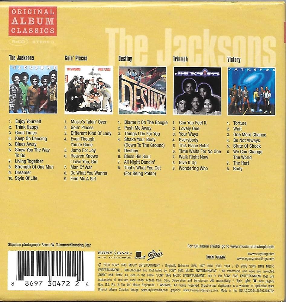 JACKSONS - Original Album Classics: The Jacksons - Amazon.com Music