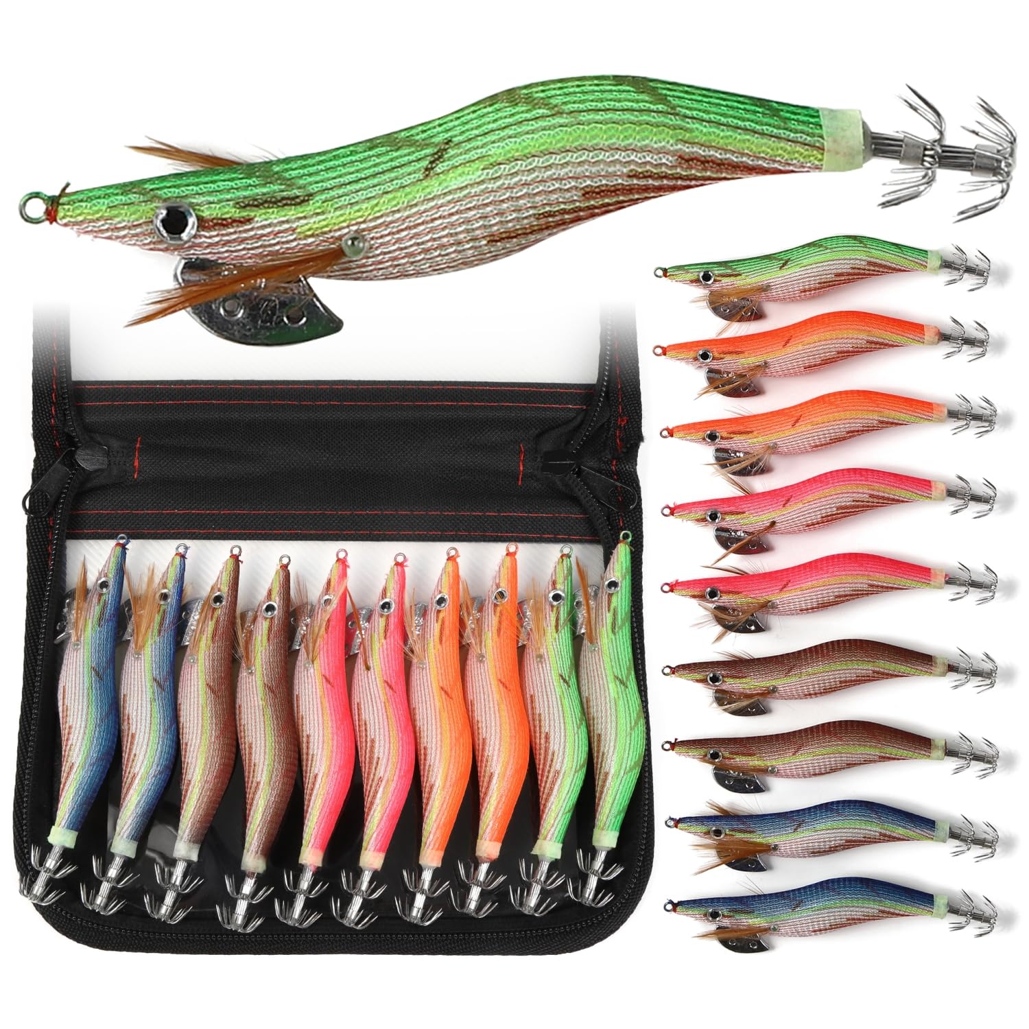 Amazon | 釣りgoo! エギ エギング ルアー ナチュラルカラータイプ 5本