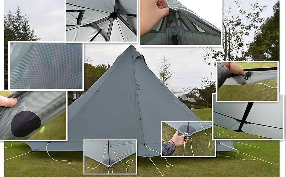 Amazon.co.jp: 20D超軽量モノシリコンナイロン製テント スノースカート