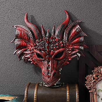 Amazon.com: Toddmomy Halloween Dragon Masks Dragon Head Masks