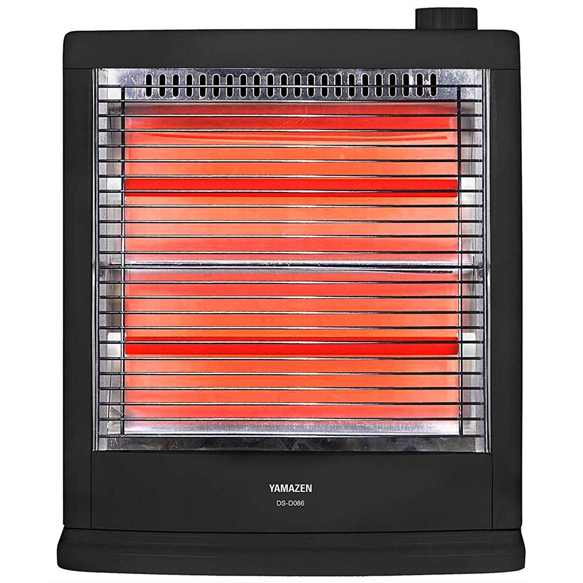 Amazon | [山善] 電気ストーブ ヒーター 小型 足元 転倒OFFスイッチ