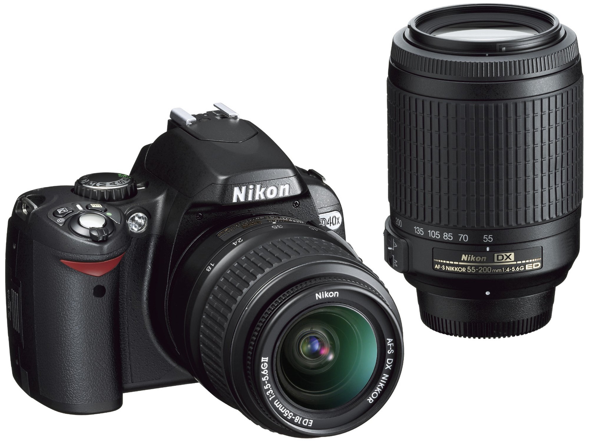 Amazon.com: Nikon D40X DSLR 相機,附18-55 公釐f/3.5-5.6G ED II AF-S