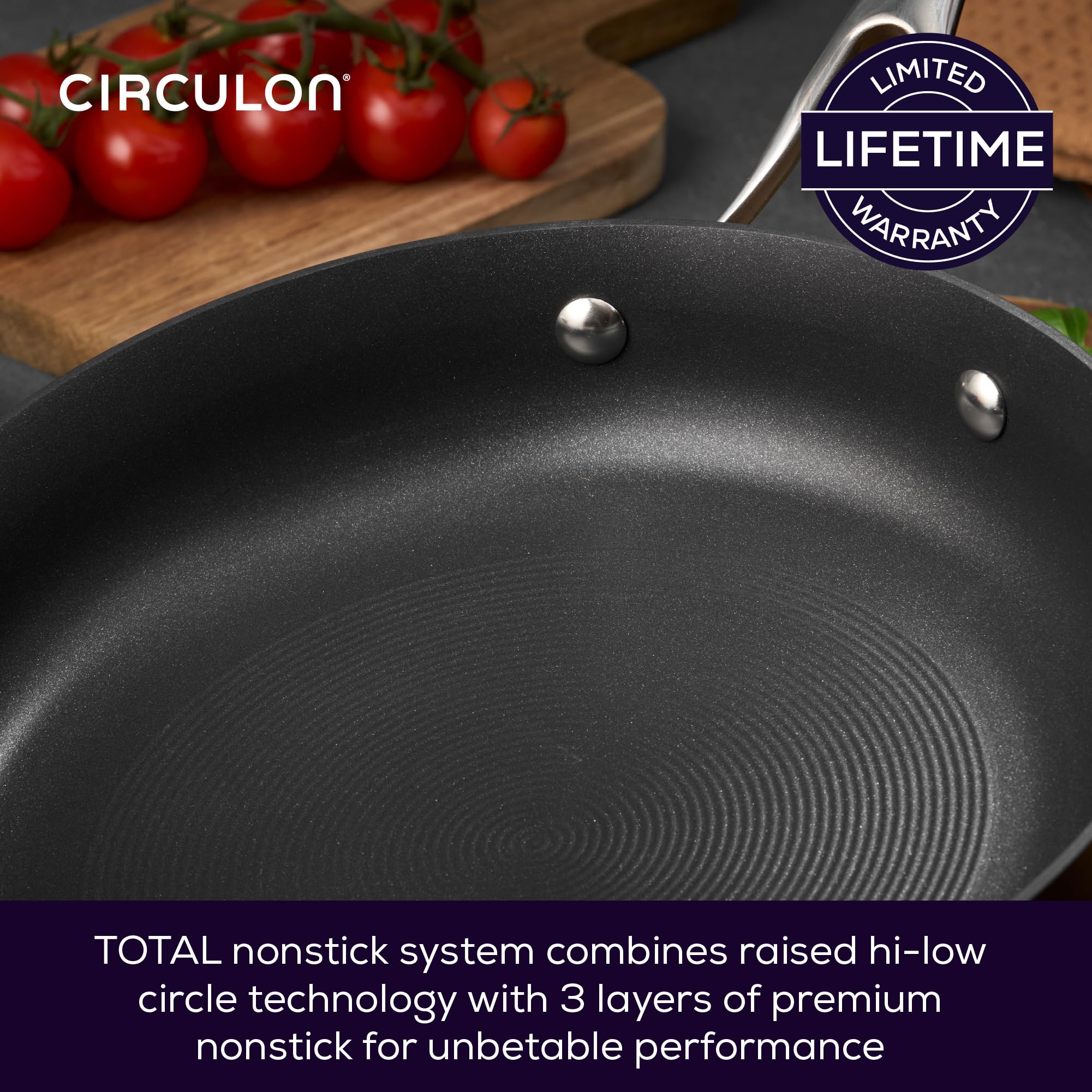 Amazon.com: Circulon Style Hard Anodised Skillet, 28cm: Home & Kitchen