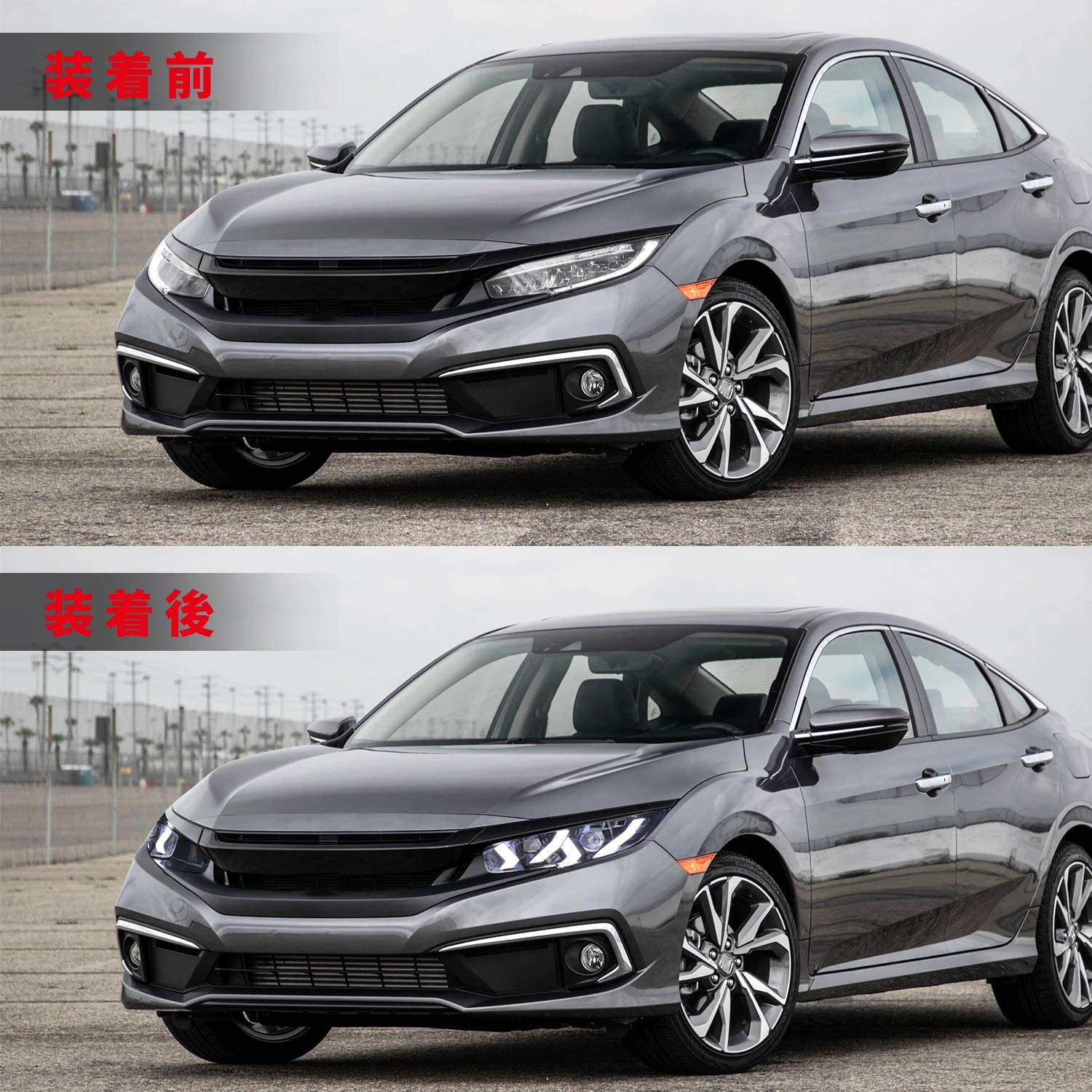 Amazon | YUANZHENGホンダ シビック ヘッドライト FK7 FK8 タイプ R