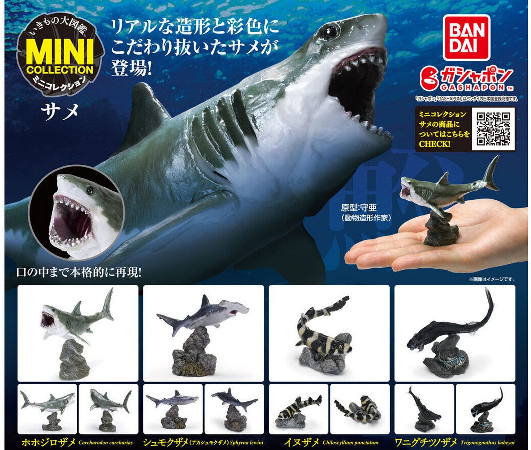 Amazon | いきもの大図鑑ミニコレクション サメ × 全4種セット