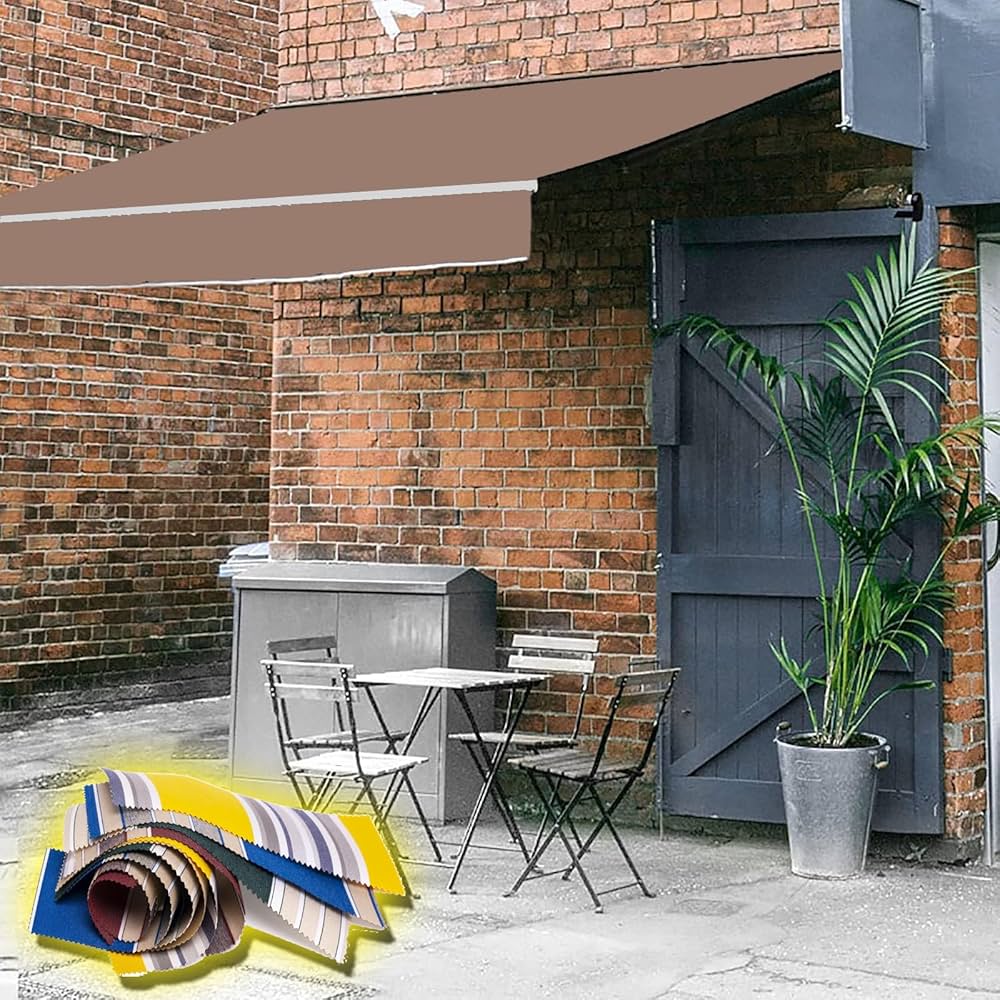 Amazon | 2.5x1.5m 店舗用ひさし, Moubhjd オーニングテント遮光 雨