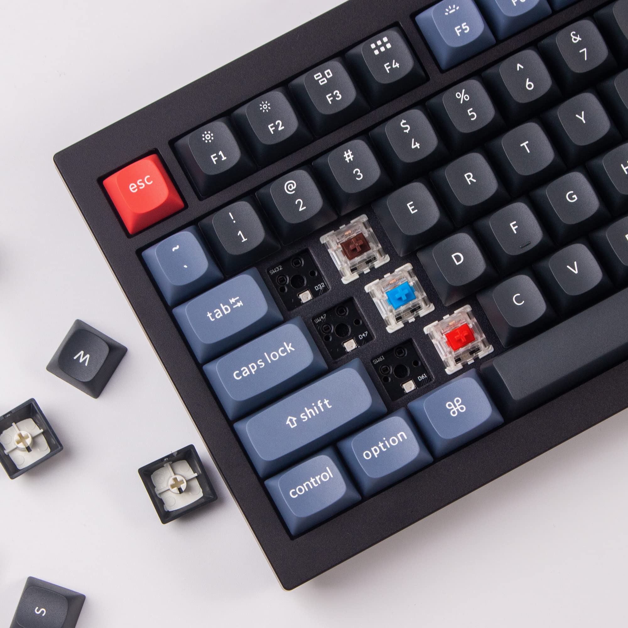 Amazon | Keychron Q1 有線 カスタム メカニカル キーボードノブ