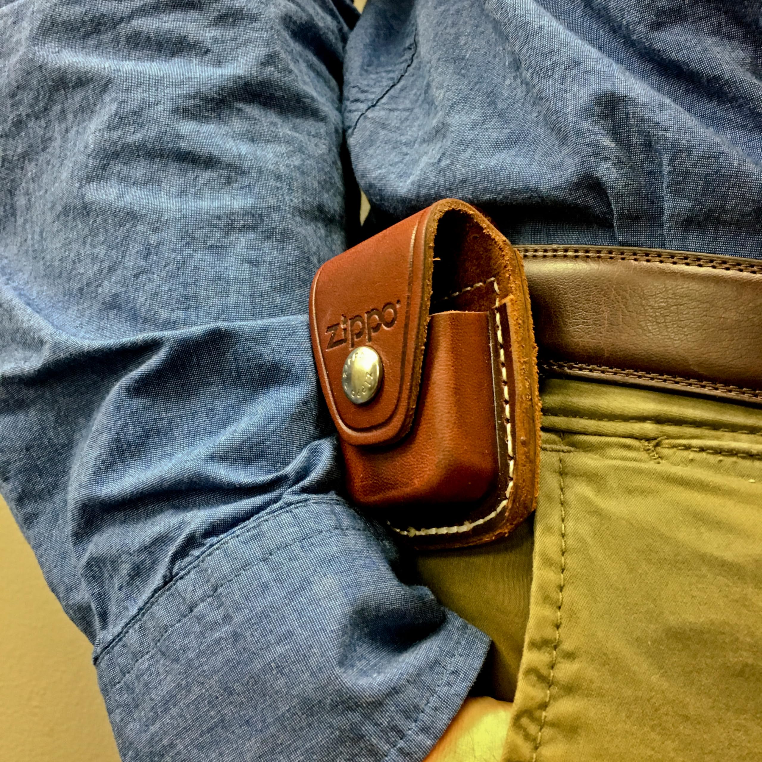 Amazon.co.jp: ZIPPO ライターケース レザー ループ ブラウン LPLBW