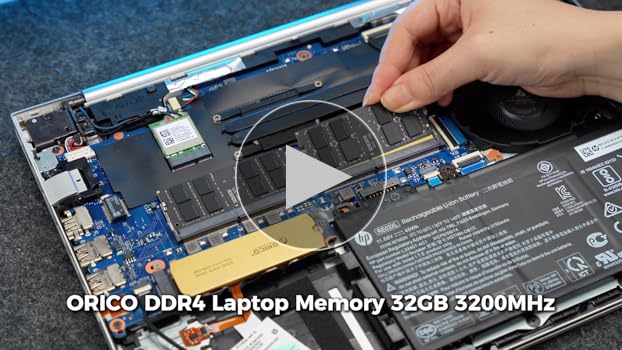 ORICO 32GB Kit (2x16GB) DDR4 3200MHz CL22 Laptop RAM, 260-Pin