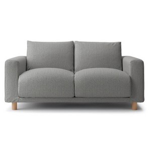 Amazon｜無印良品 カバー 杢グレー 綿帆布 ソファ本体 2.5シーター