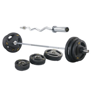 Amazon | FitElite(フィットエリート) オリンピックバーベル83KGセット