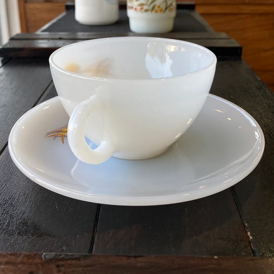 ウィート カップ＆ソーサー 1962年～1966年製造 Fire-king