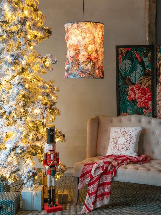 フラワー ペンダントランプシェード BL 直径39cm | リビング,ランプ