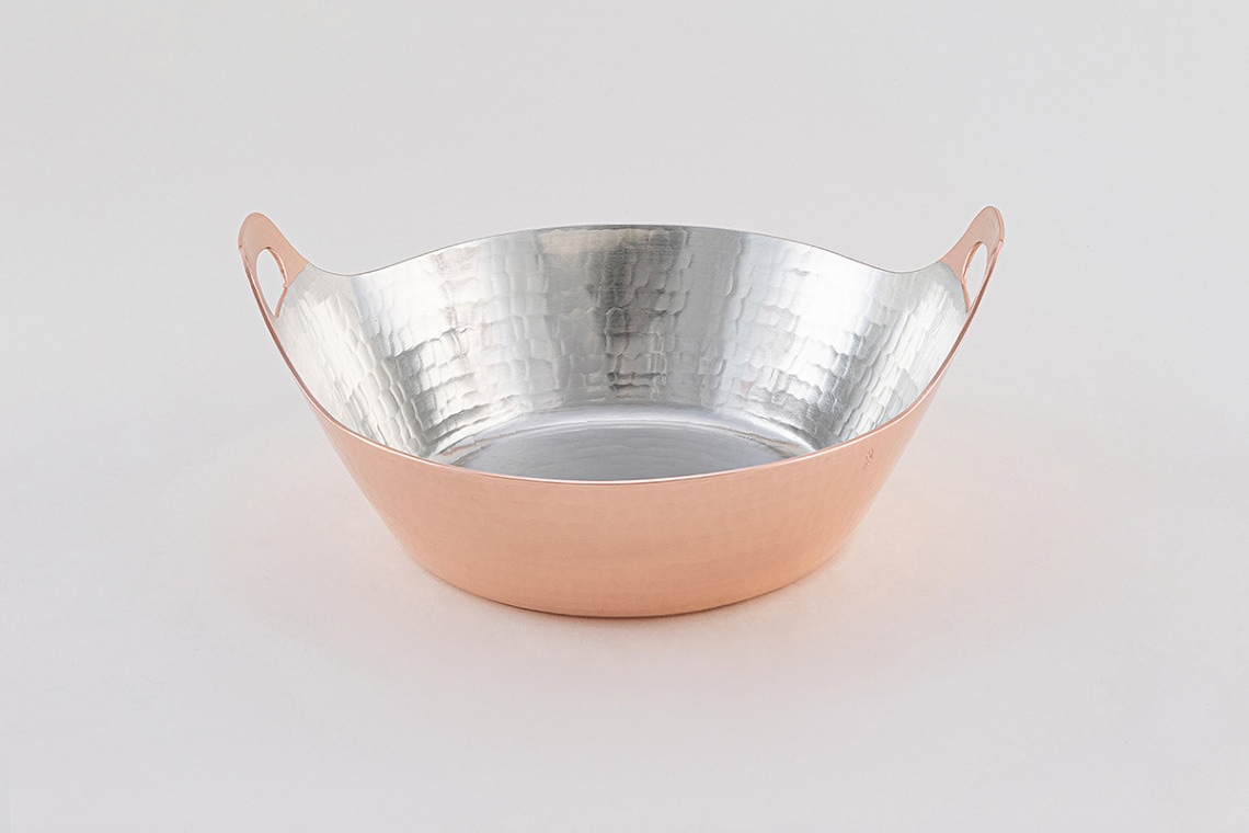 天ぷら鍋（銅） | 鍋 | 鍛金工房 WESTSIDE33