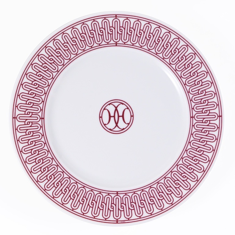 エルメス HERMES プレート ペア Hデコ H DECO ROUGE Hデコ アッシュ