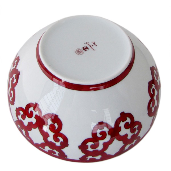 エルメス HERMES ガダルキヴィール レッド 11028P 25cm サラダボウル