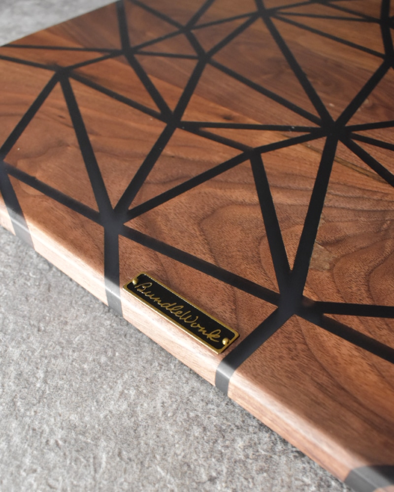 シェルフコンテナ25天板レール付き 三脚天板 ウォールナット＆レジン