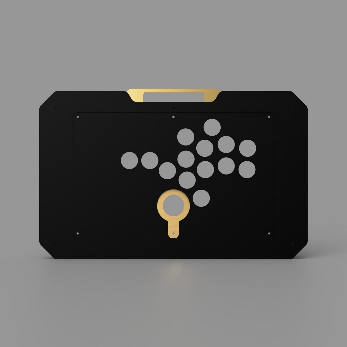 有機ELモニター付] ASI VM6R Case B Layout アーケード スティック