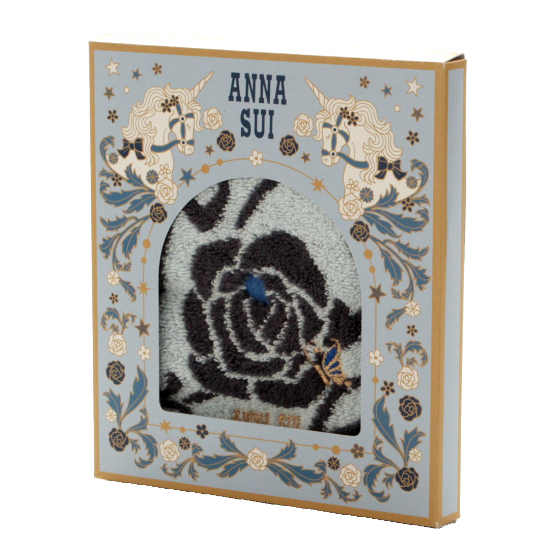 アナ スイ エコバッグ スパンコール ブラック 【アナスイ ANNA SUI