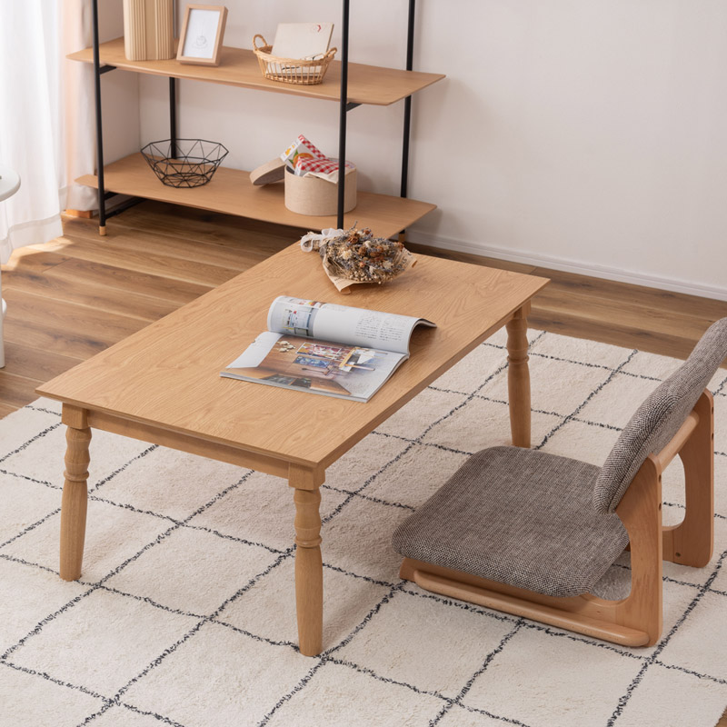 こたつテーブル＆こたつ布団セット 2WAY 高さ調整 長方形｜ベッド