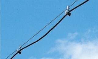 ツヨロン 藤井電工 2号金車 OA-20 (通信線延線用) | 通線具,架空