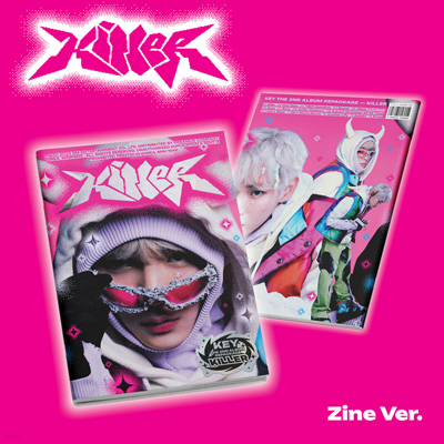 韓国音楽 SHINeeのキー - 2集リパッケージ 「Killer」 Zine Ver. (CD+